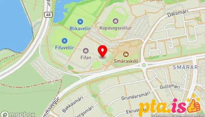 Veislu -   Fundasalur Kort - Kópavogur