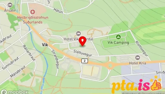 Vik -  Kort - Vík