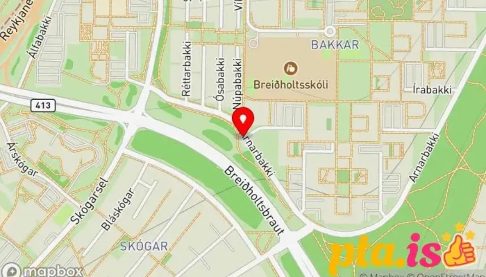 Vorubifreidastaedi Kort - Reykjavík